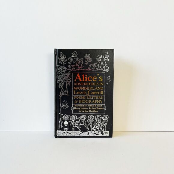 Alice's Adventures In Wonderland Unabridged Poems, Letters & Bio Hardcover Book - Picture 1 of 7